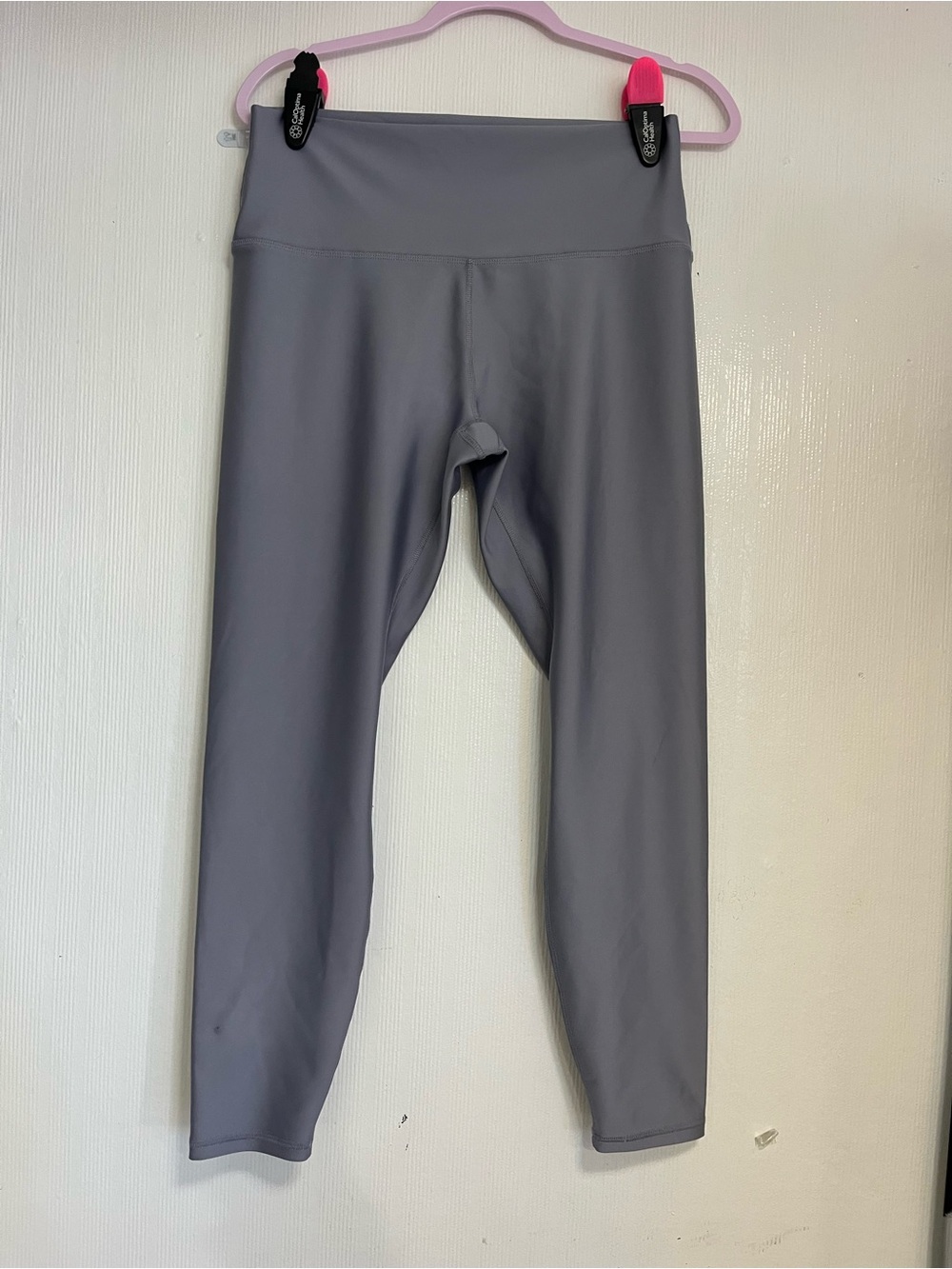 Avia Women's High-Waist Leggings in Light Gray